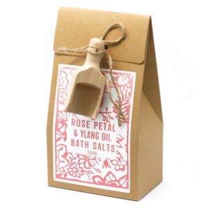 Badesalz mit Ylang Ylangöl und Rose Himalaya 500g