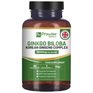Ginkgo Biloba & Korean Ginseng Kapseln 16000mg