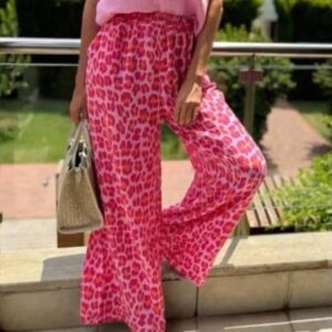 Musselin Hose Leo Print