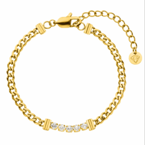 Armband mit Zirkonia 18K vergoldet