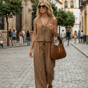 Hose & Weste "Sahara Breeze" aus Baumwolle