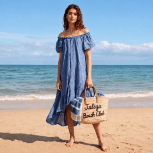 Leinenkleid Maxi "Santorini Breeze"
