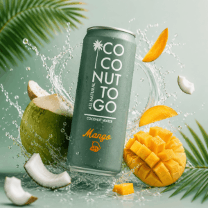 Coconut To Go Kokosnusswasser Mango - 330 ml