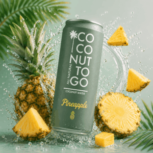Coconut To Go Kokosnusswasser Ananas - 330 ml