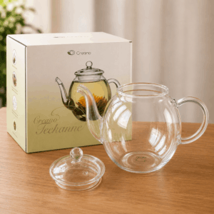 Creano Teekanne aus Glas mit Deckel 500ml